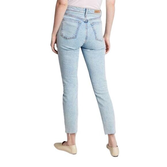 NWT GRLFRND Super Hi-rise Karolina Jeans-In the Sky‎ wash Size 31 - Picture 2 of 13